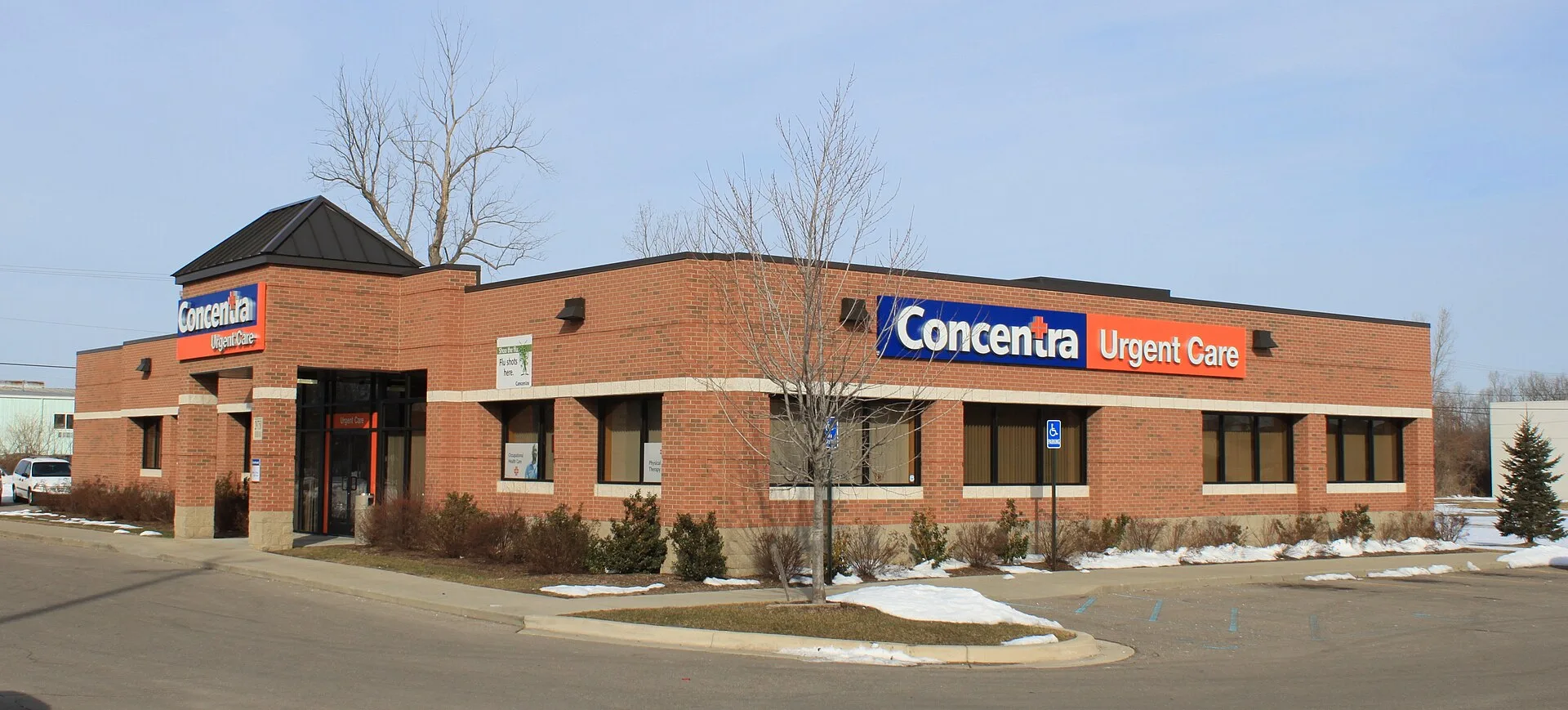 A Concentra center in Romulus, Michigan. The picture does not show the Pensacola center.