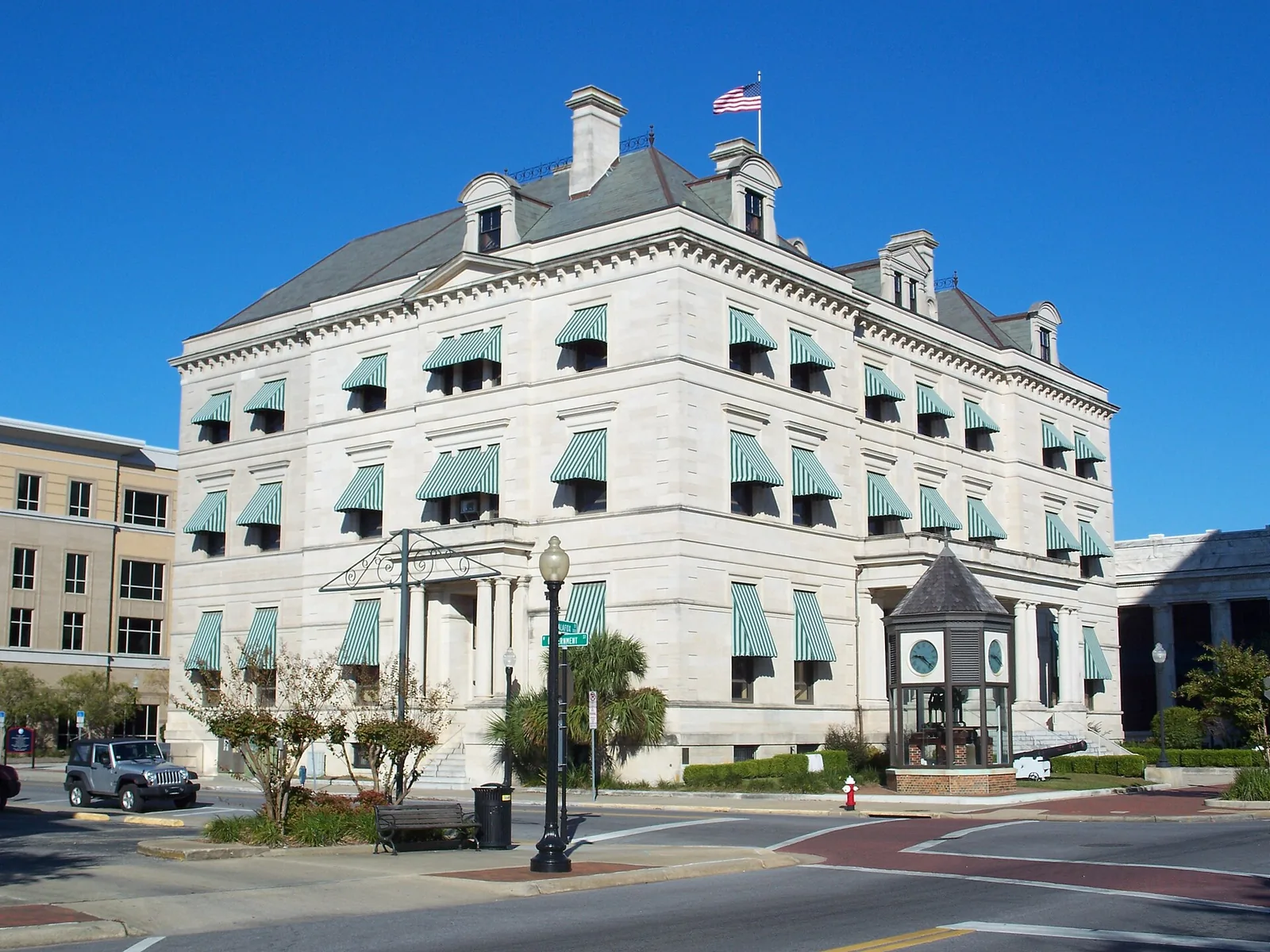 The Old County Courthouse at Palafox and Government streets in downtown Pensacola, home base of Winterfest.