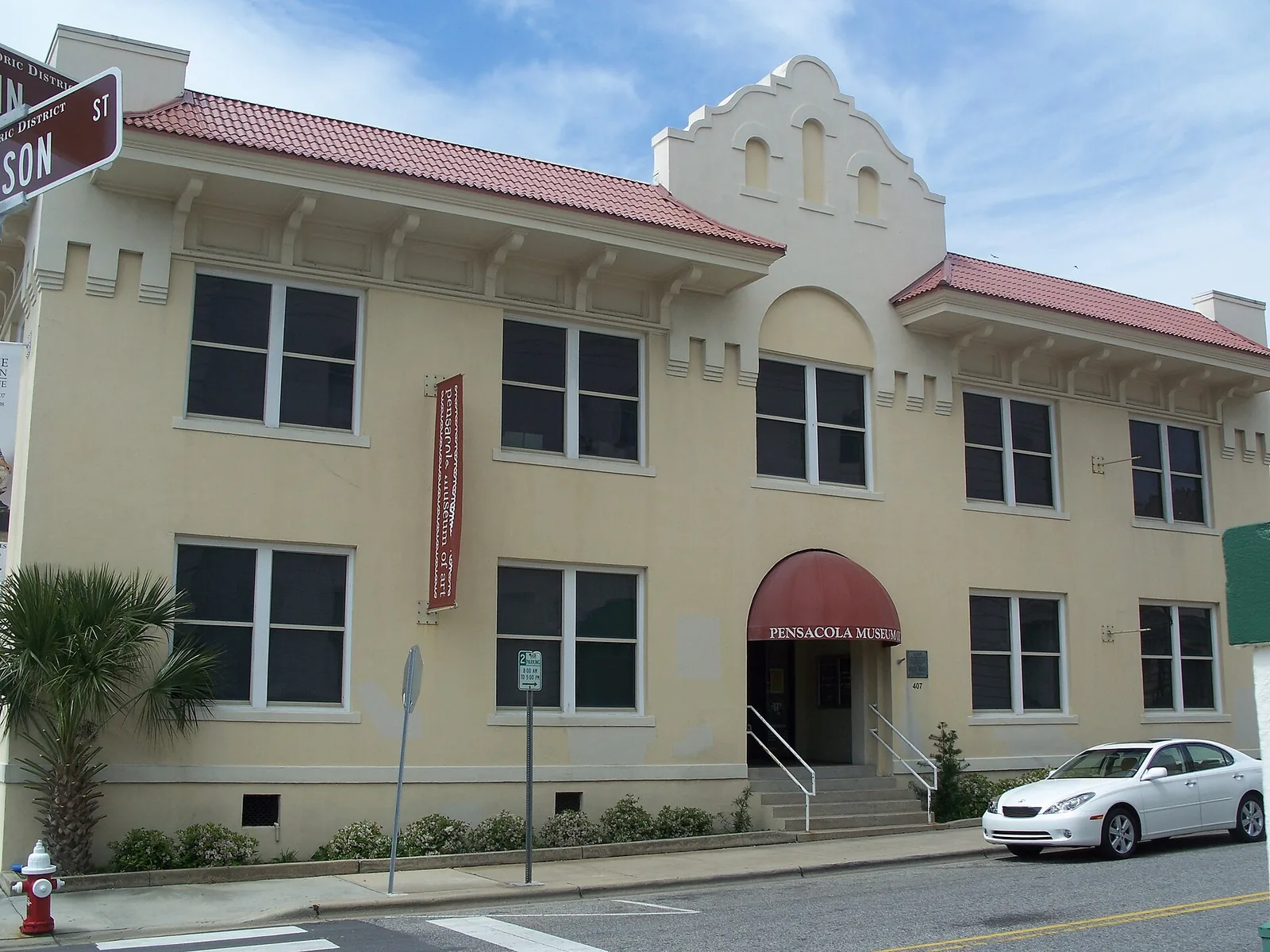 The Pensacola Museum of Art on South Jefferson Street in downtown Pensacola.