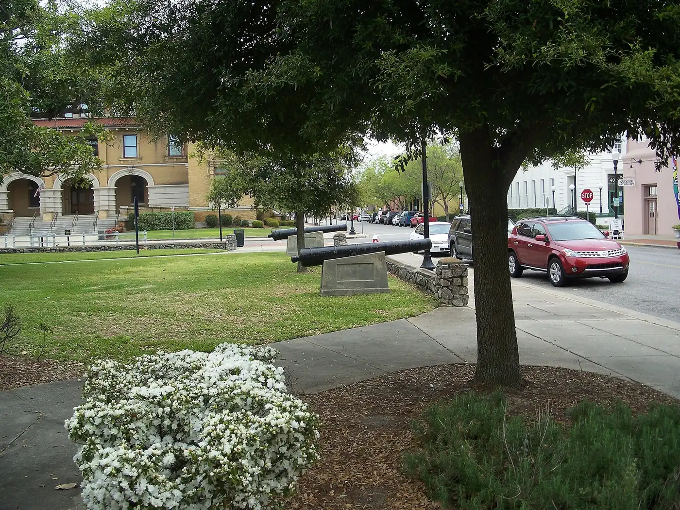 Plaza Ferdinand VII in downtown Pensacola, home of Palafox Market South.
