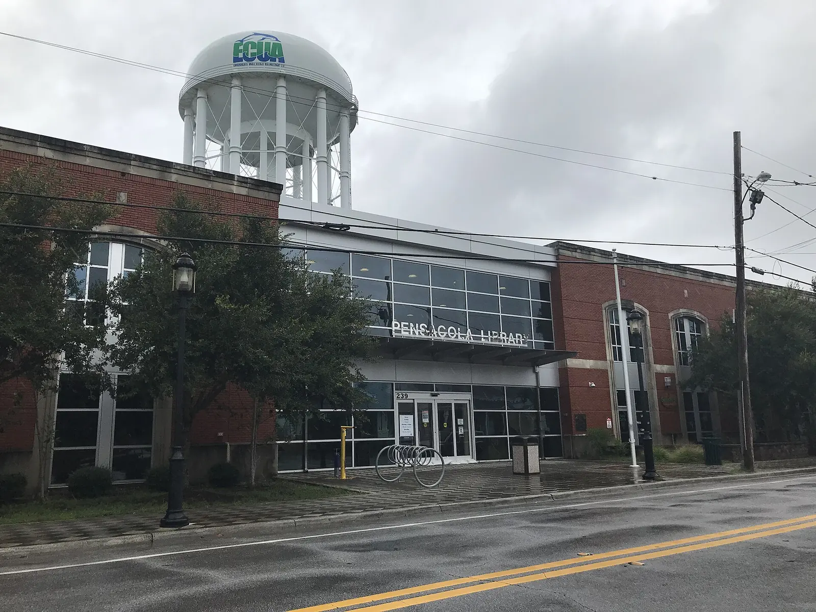 The Pensacola Library downtown, one of Escambia County's early voting sites.